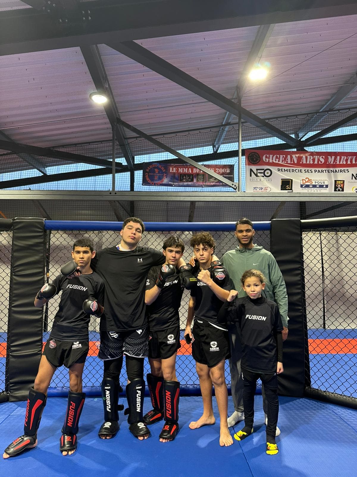 Groupe Adolescents du club Fusion MMA