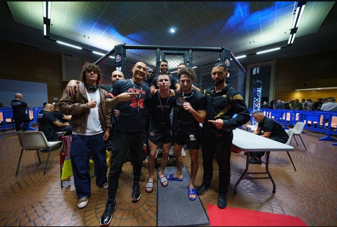 L'équipe du club Fusion MMA